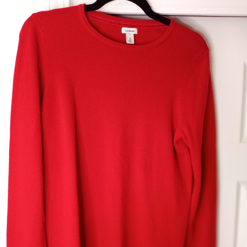 Wm's LL Bean Cashmere long sleeve sweater